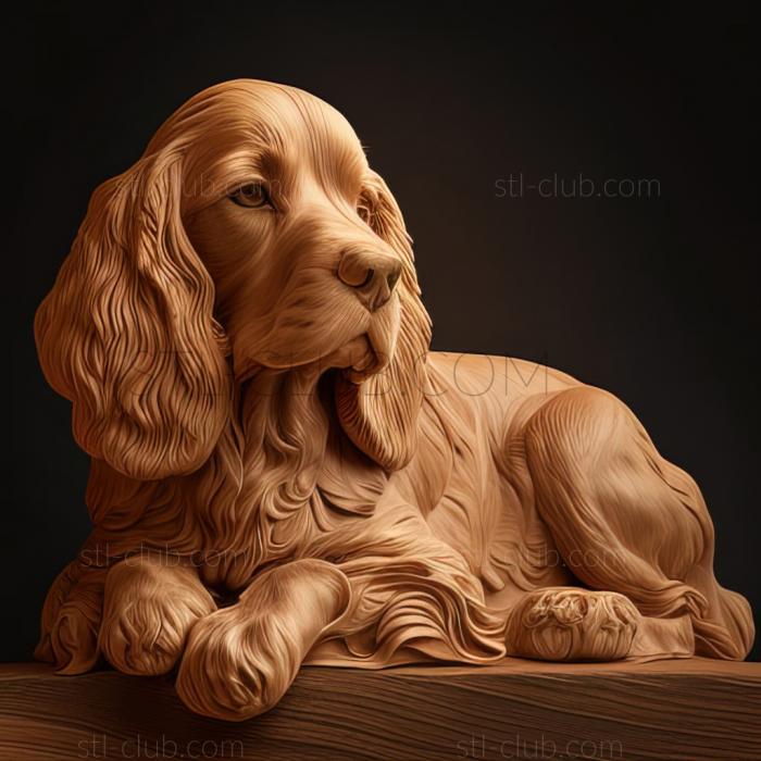 st English Cocker Spaniel dog